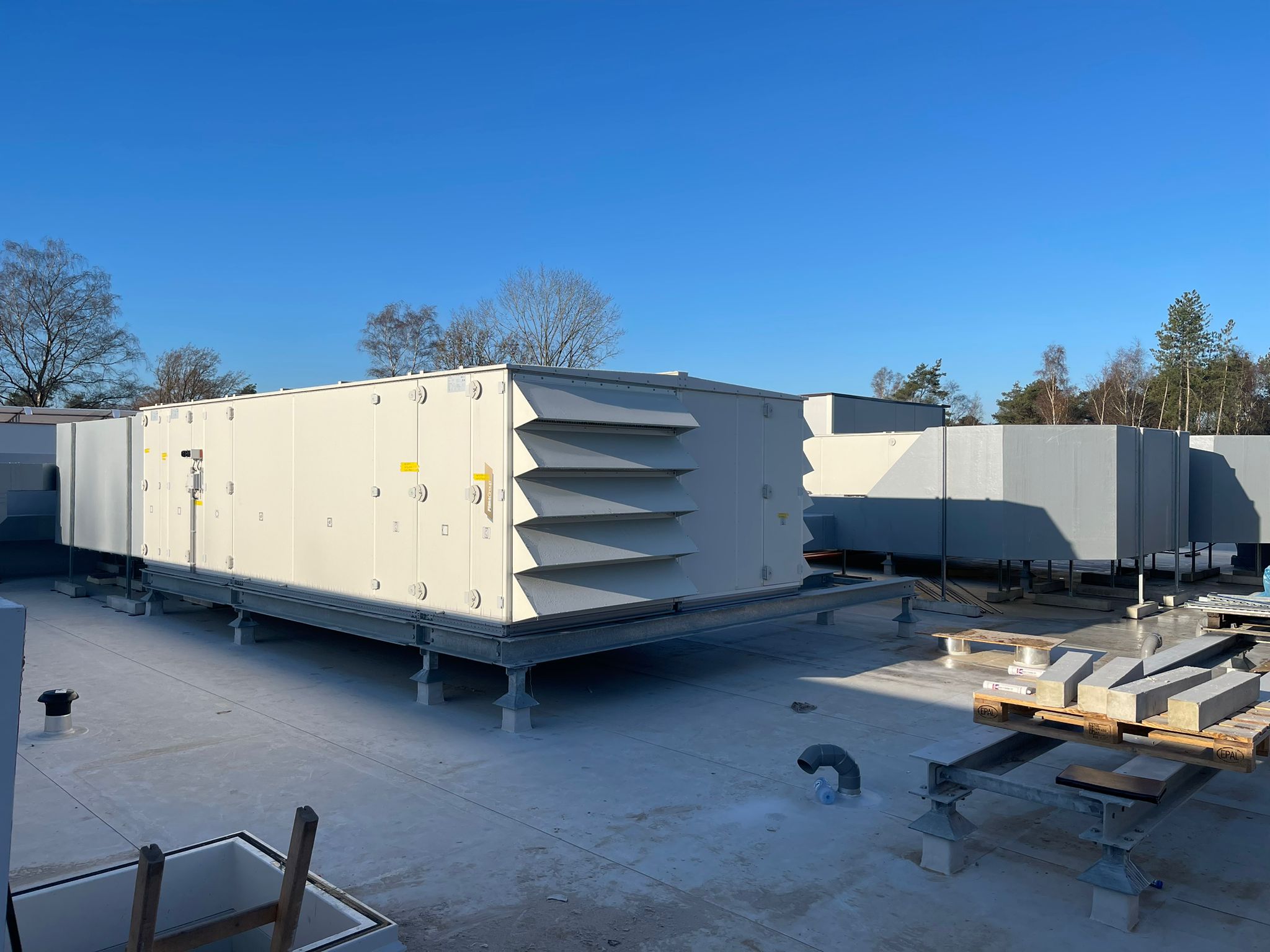 Luchtbehandelingskasten Centrumgebouw